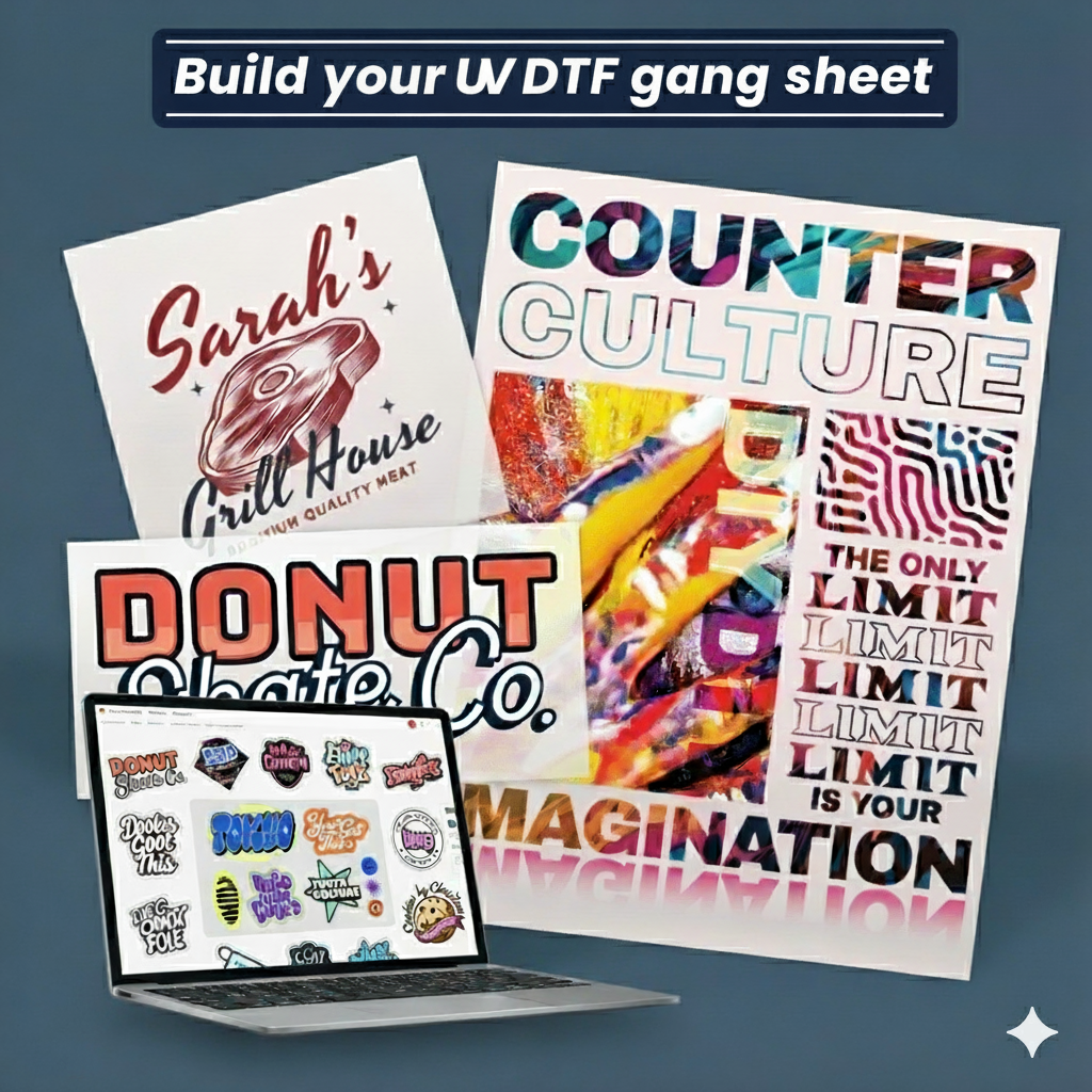 Build Your UV DTF Gang Sheet