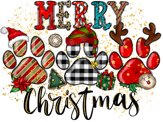 Merry Christmas Paws