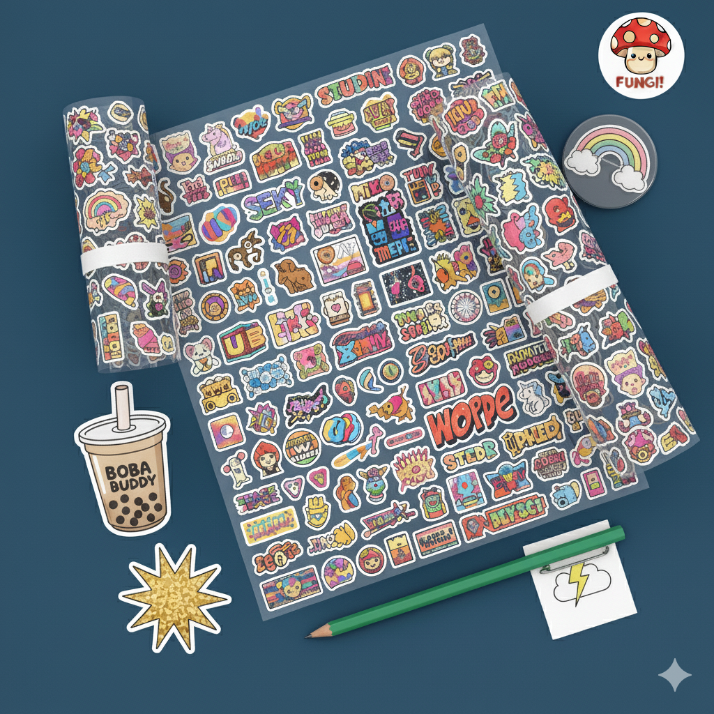 UV DTF Rolling Gang Sheet