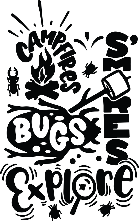 campfires smores bugs explore black